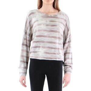 98. Anthropologie Maronie Striped Top Size Large Long Sleeve Relaxed Casual